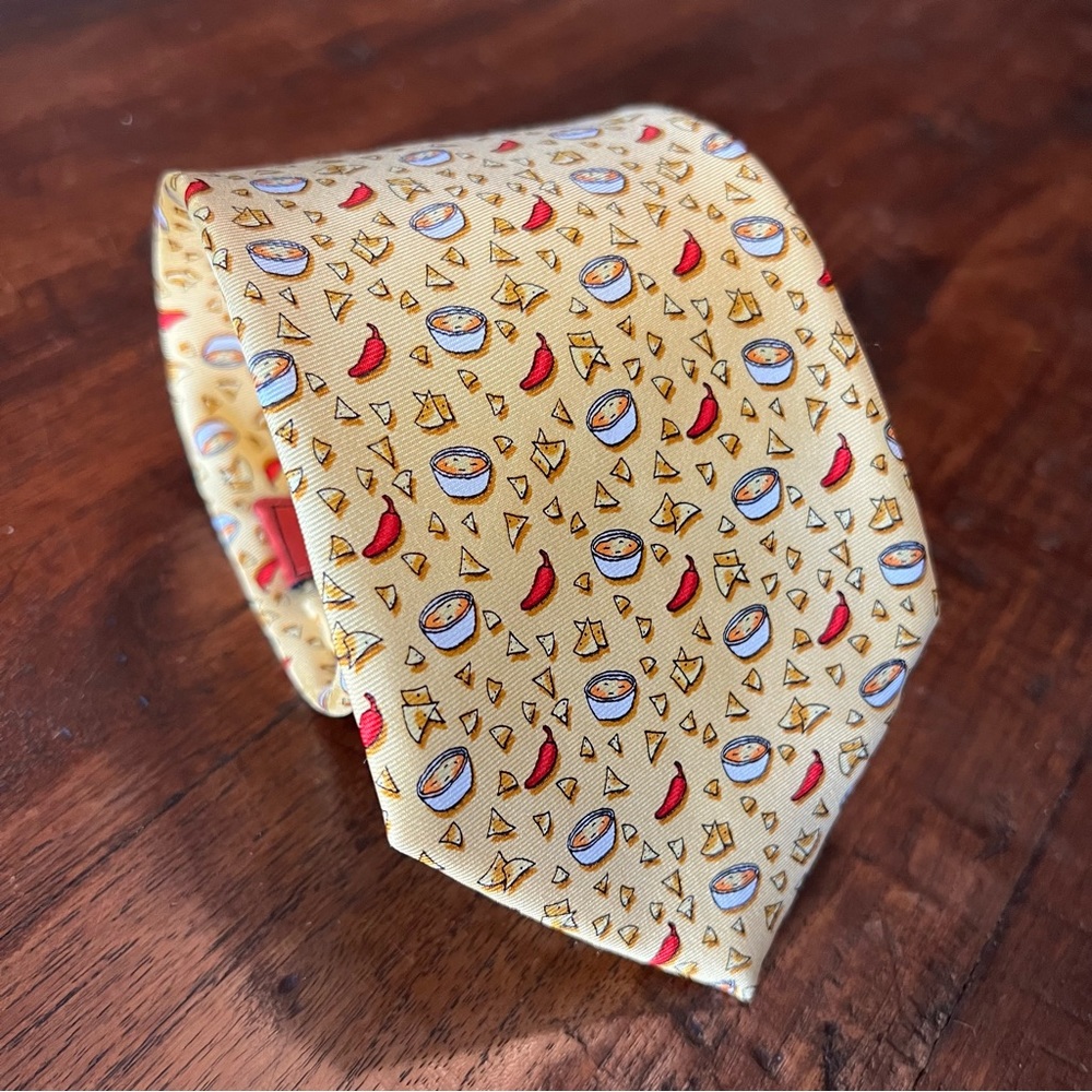 Paris Texas Apparel Chips n Queso Silk Tie
